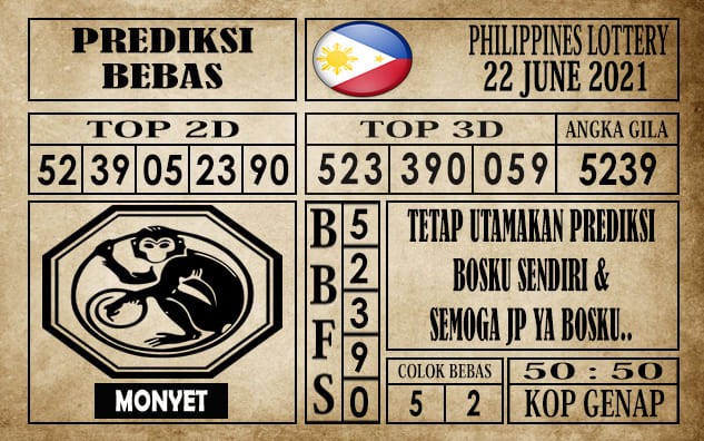 Prediksi Filipina PCSO Hari Ini 22 Juni 2021