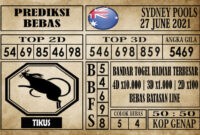Prediksi Sydney Pools Hari Ini 27 Juni 2021