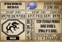 Prediksi Sydney Pools Hari Ini 17 Juni 2021 Prediksi Sydney Pools Hari Ini 17 Juni 2021
