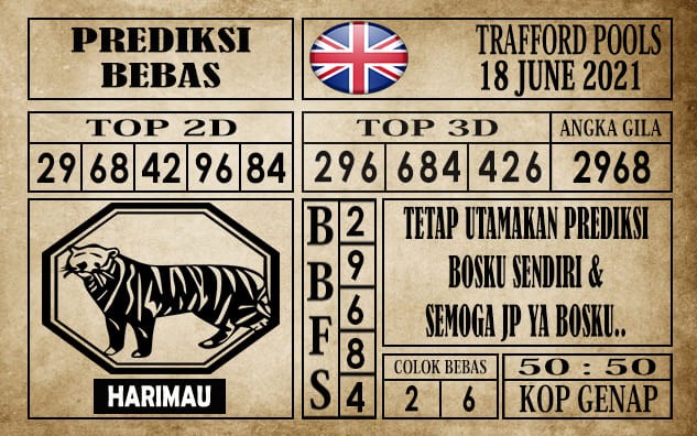 Prediksi Trafford Pools Hari Ini 18 Juni 2021