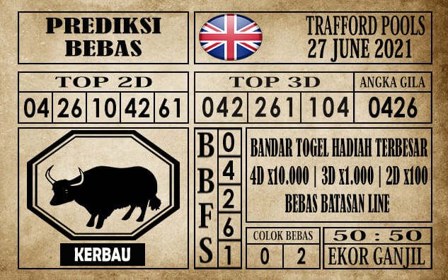 Prediksi Trafford Pools Hari Ini 27 Juni 2021