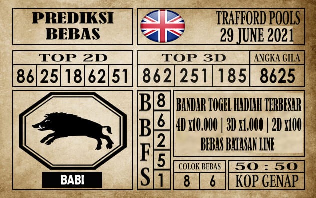 Prediksi Trafford Pools Hari Ini 29 Juni 2021