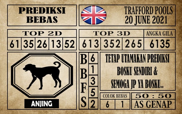 Prediksi Trafford Pools Hari Ini 20 Juni 2021