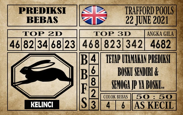 Prediksi Trafford Pools Hari Ini 22 Juni 2021