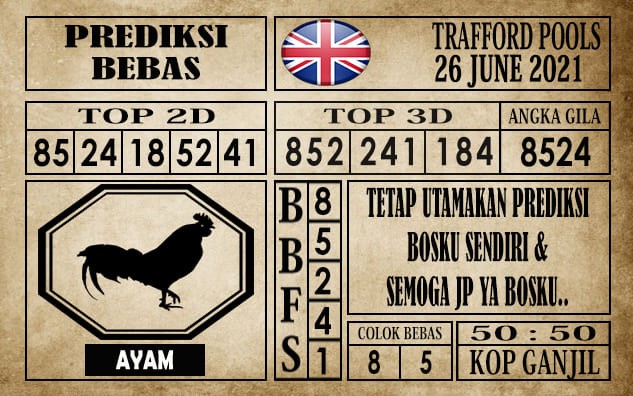 Prediksi Trafford Pools Hari Ini 26 Juni 2021
