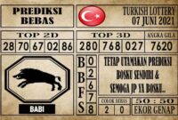 Prediksi Turkish Lottery Hari ini 07 Juni 2021 Prediksi Turkish Lottery Hari ini 07 Juni 2021