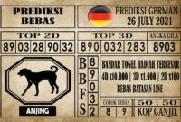 Prediksi Germany Hari Ini 26 Juli 2021