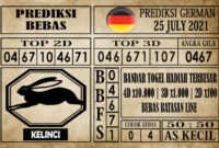 Prediksi Germany Hari Ini 25 Juli 2021