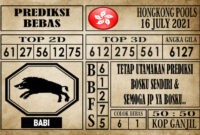 Prediksi Hongkong Pools Hari Ini 16 Juli 2021 Prediksi Hongkong Pools Hari Ini 16 Juli 2021