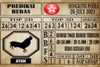 Prediksi Hongkong Pools Hari Ini 26 Juli 2021