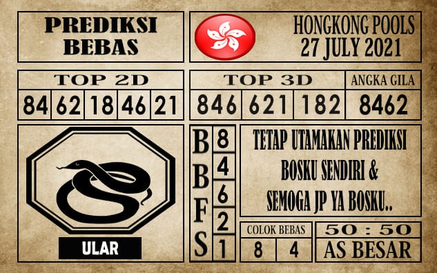 Prediksi Hongkong Pools Hari Ini 27 Juli 2021