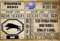 Prediksi Sydney Pools Hari Ini 30 Juli 2021