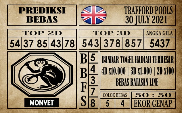 Prediksi Trafford Pools Hari Ini 30 Juli 2021