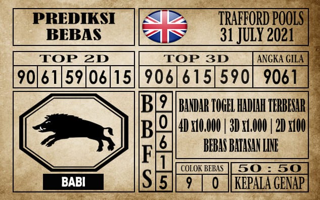 Prediksi Trafford Pools Hari Ini 31 Juli 2021