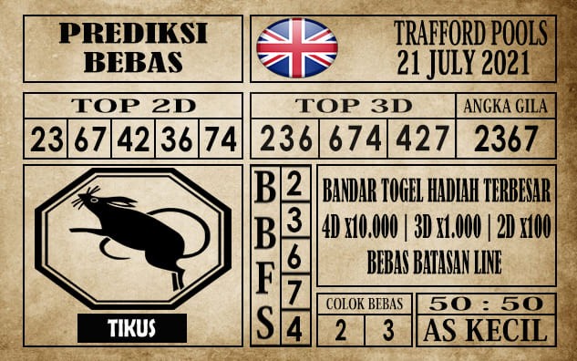 Prediksi Trafford Pools Hari Ini 21 Juli 2021