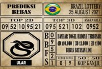 Prediksi Brazil Lottery Hari Ini 25 Agustus 2021