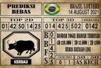 Prediksi Brazil Lottery Hari Ini 14 Agustus 2021