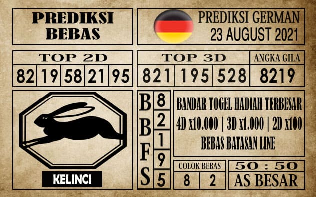 Prediksi Germany Hari Ini 23 Agustus 2021