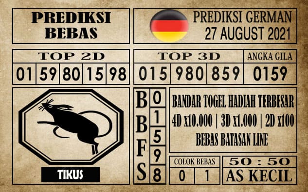 Prediksi Germany Hari Ini 27 Agustus 2021
