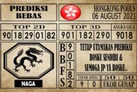 Prediksi Hongkong Pools Hari Ini 06 Agustus 2021 Prediksi Hongkong Pools Hari Ini 06 Agustus 2021