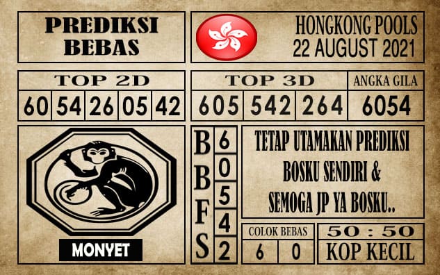 Prediksi Hongkong Pools Hari Ini 22 Agustus 2021