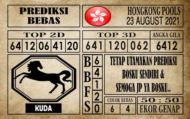 Prediksi Hongkong Pools Hari Ini 23 Agustus 2021