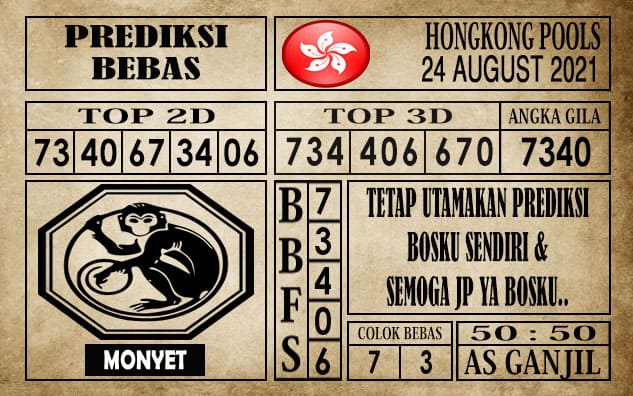 Prediksi Hongkong Pools Hari Ini 24 Agustus 2021