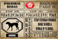 Prediksi Hongkong Pools Hari Ini 27 Agustus 2021 Prediksi Hongkong Pools Hari Ini 27 Agustus 2021