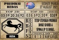 Prediksi Sydney Pools Hari Ini 27 Agustus 2021