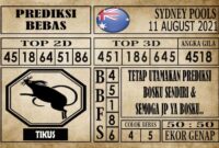 Prediksi Sydney Pools Hari Ini 11 Agustus 2021