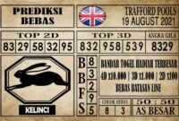 Prediksi Trafford Pools Hari Ini 19 Agustus 2021