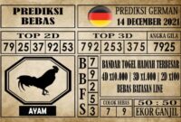 Prediksi Germany Hari Ini 14 Desember 2021
