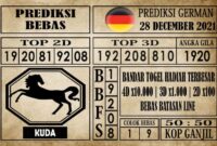 Prediksi Germany Hari Ini 28 Desember 2021