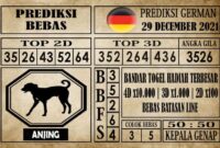 Prediksi Germany Hari Ini 29 Desember 2021