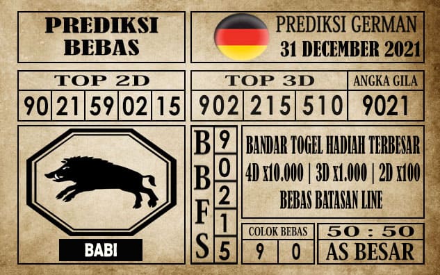 Prediksi Germany Hari Ini 31 Desember 2021