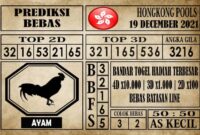 Prediksi Hongkong Pools Hari Ini 19 Desember 2021