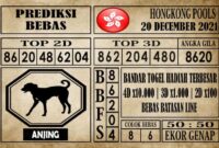 Prediksi Hongkong Pools Hari Ini 20 Desember 2021