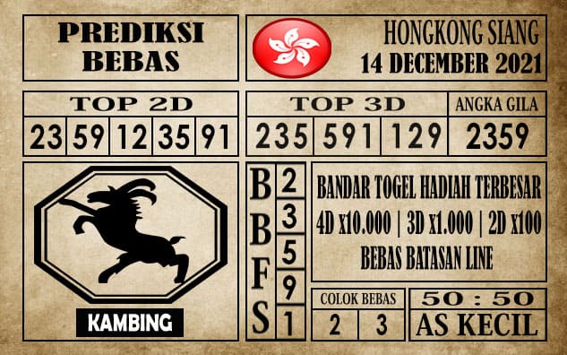 Prediksi Hongkong Siang Hari Ini 14 Desember 2021