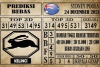 Prediksi Sydney Pools Hari Ini 24 Desember 2021 Prediksi Sydney Pools Hari Ini 24 Desember 2021