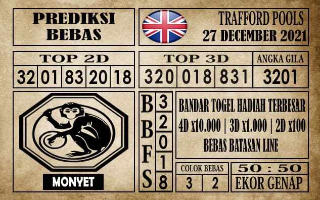 Prediksi Trafford Pools Hari Ini 27 Desember 2021