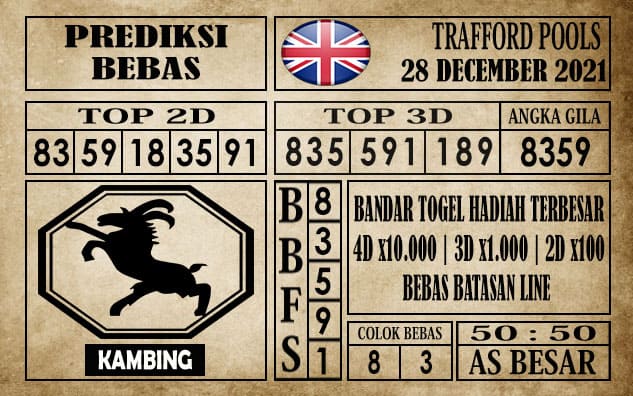 Prediksi Trafford Pools Hari Ini 28 Desember 2021