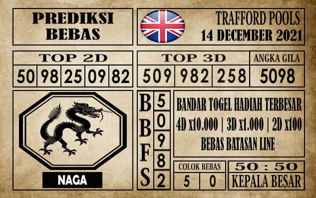 Prediksi Trafford Pools Hari Ini 14 Desember 2021