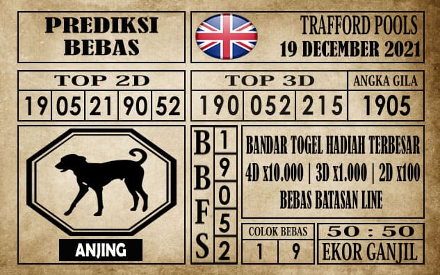 Prediksi Trafford Pools Hari Ini 19 Desember 2021