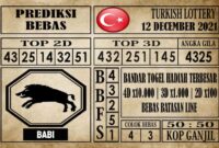 Prediksi Turkish Lottery Hari Ini 12 Desember 2021