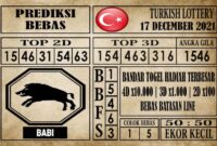 Prediksi Turkish Lottery Hari Ini 17 Desember 2021